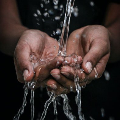 washing hands